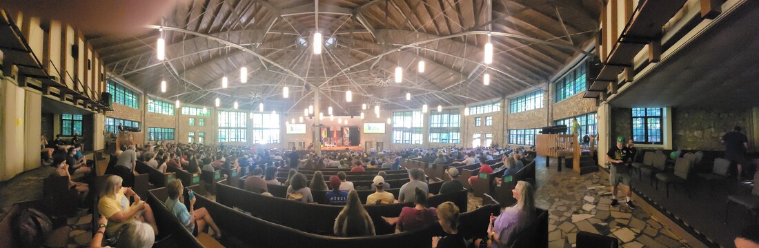Panoramic Picture of Anderson Auditorium, Montreat Conference Center